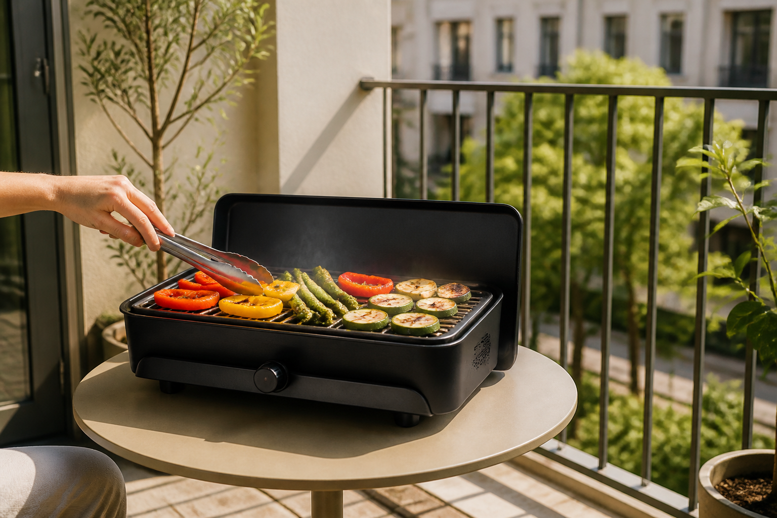 De beste elektrische barbecue voor balkon en klein terras