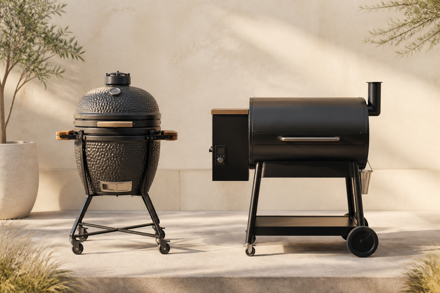 Kamado vs pelletbarbecue: welke koop je voor veelzijdig koken?